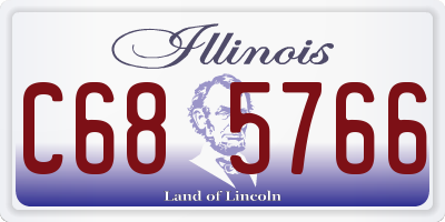 IL license plate C685766