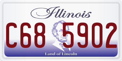 IL license plate C685902