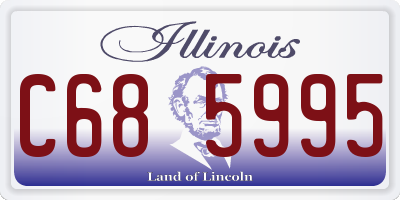 IL license plate C685995
