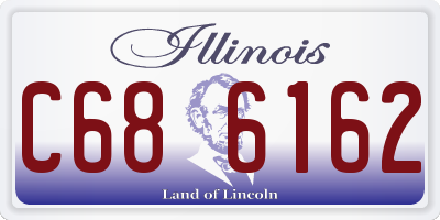 IL license plate C686162