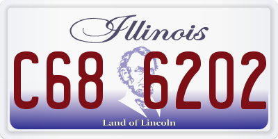 IL license plate C686202