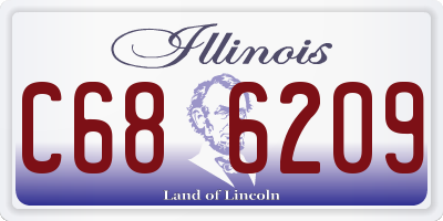 IL license plate C686209