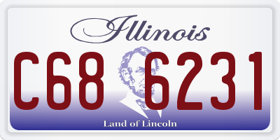 IL license plate C686231