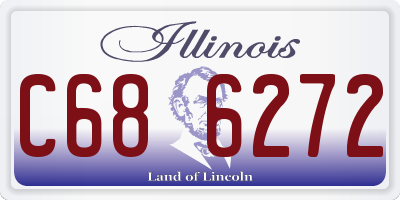 IL license plate C686272