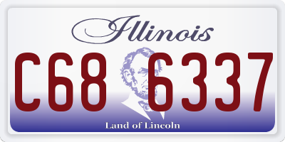 IL license plate C686337