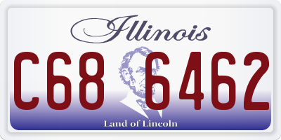 IL license plate C686462