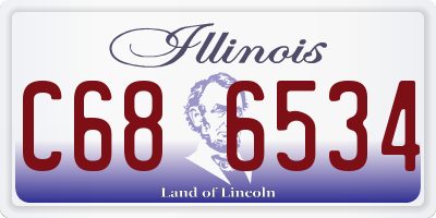 IL license plate C686534