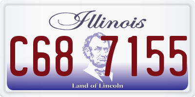 IL license plate C687155