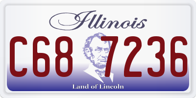 IL license plate C687236