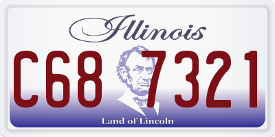 IL license plate C687321
