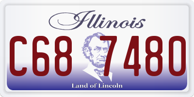 IL license plate C687480