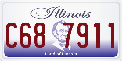 IL license plate C687911