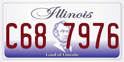 IL license plate C687976
