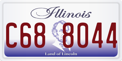 IL license plate C688044
