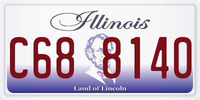 IL license plate C688140