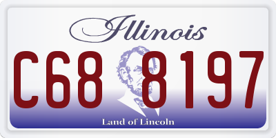 IL license plate C688197