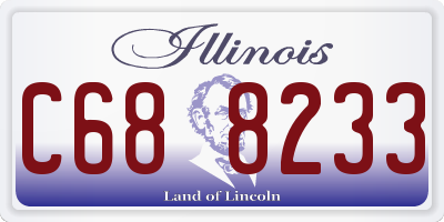 IL license plate C688233