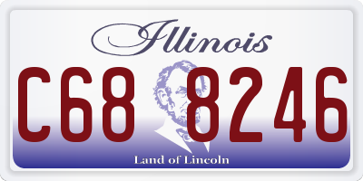 IL license plate C688246