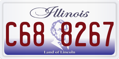 IL license plate C688267