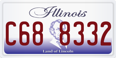 IL license plate C688332