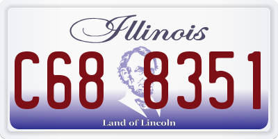 IL license plate C688351