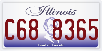 IL license plate C688365