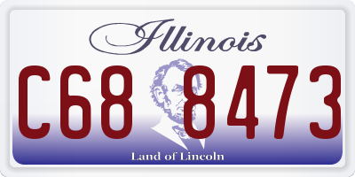 IL license plate C688473