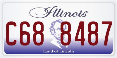 IL license plate C688487