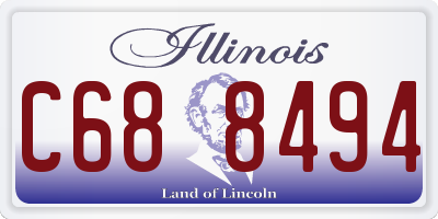IL license plate C688494