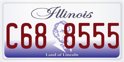 IL license plate C688555