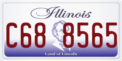 IL license plate C688565