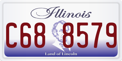 IL license plate C688579