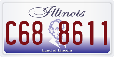 IL license plate C688611