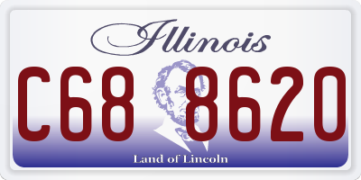 IL license plate C688620