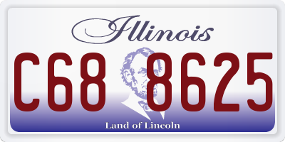 IL license plate C688625