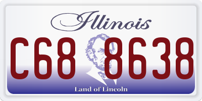 IL license plate C688638