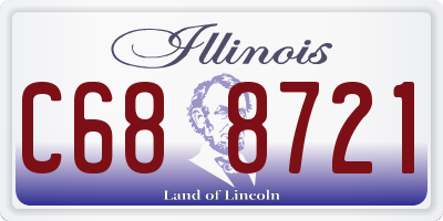 IL license plate C688721