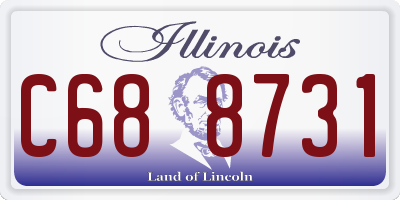 IL license plate C688731