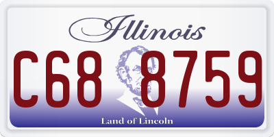 IL license plate C688759