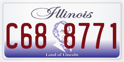 IL license plate C688771