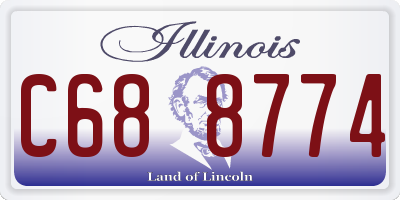 IL license plate C688774