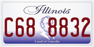 IL license plate C688832