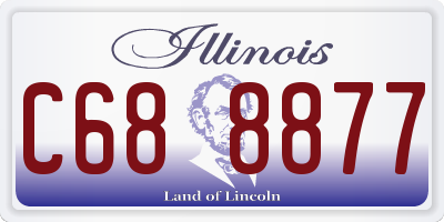 IL license plate C688877