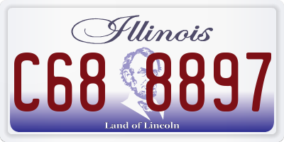 IL license plate C688897
