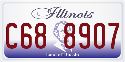 IL license plate C688907