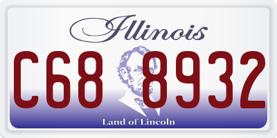 IL license plate C688932