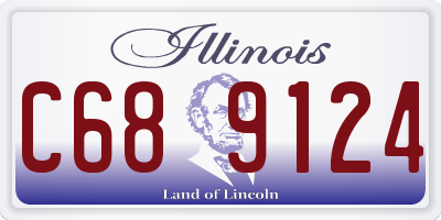 IL license plate C689124