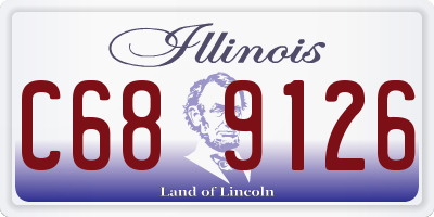 IL license plate C689126