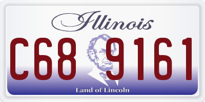 IL license plate C689161