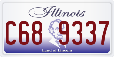 IL license plate C689337